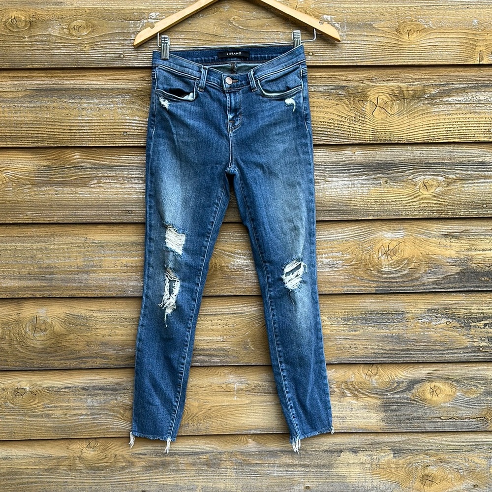 J Brand Skinny Distressed Jeans SZ 26